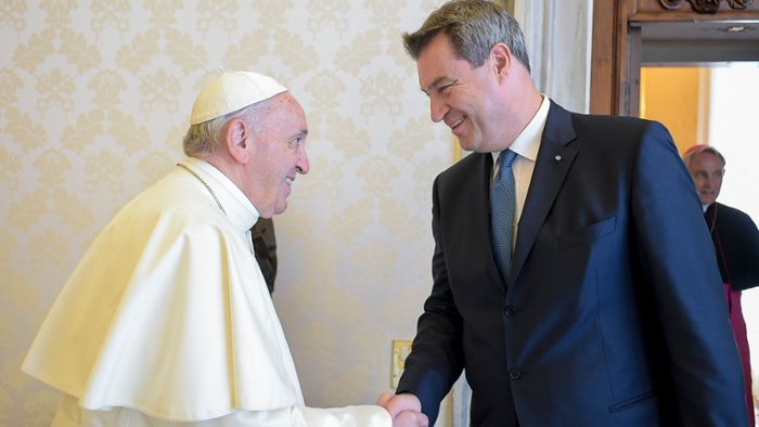 Söder zu Privataudienz bei Papst Franziskus geladen